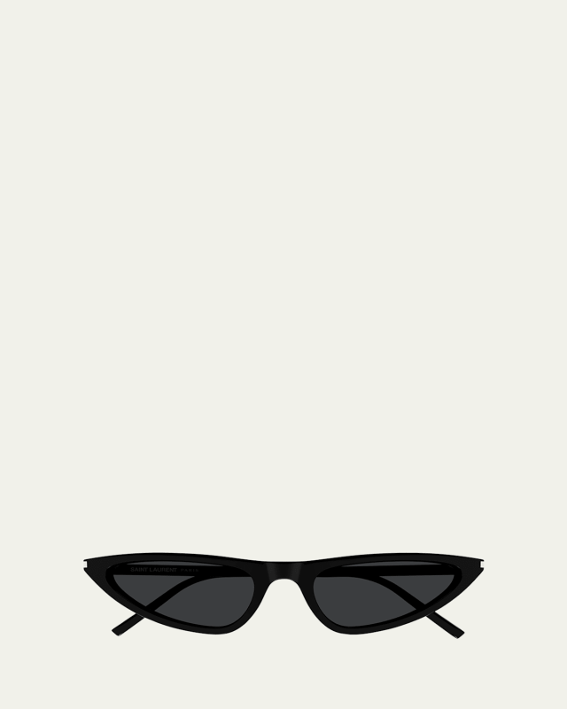 SL 7030 Sleek Acetate Cat-Eye Sunglasses